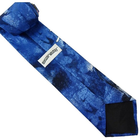 Funny Football Tie Looney Tunes Bugs Bunny Necktie - Picture 2 of 2